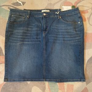Levi's 512 Mini Skirt Women 22w Perfectly Shaping